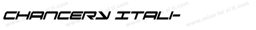 Chancery Itali字体转换